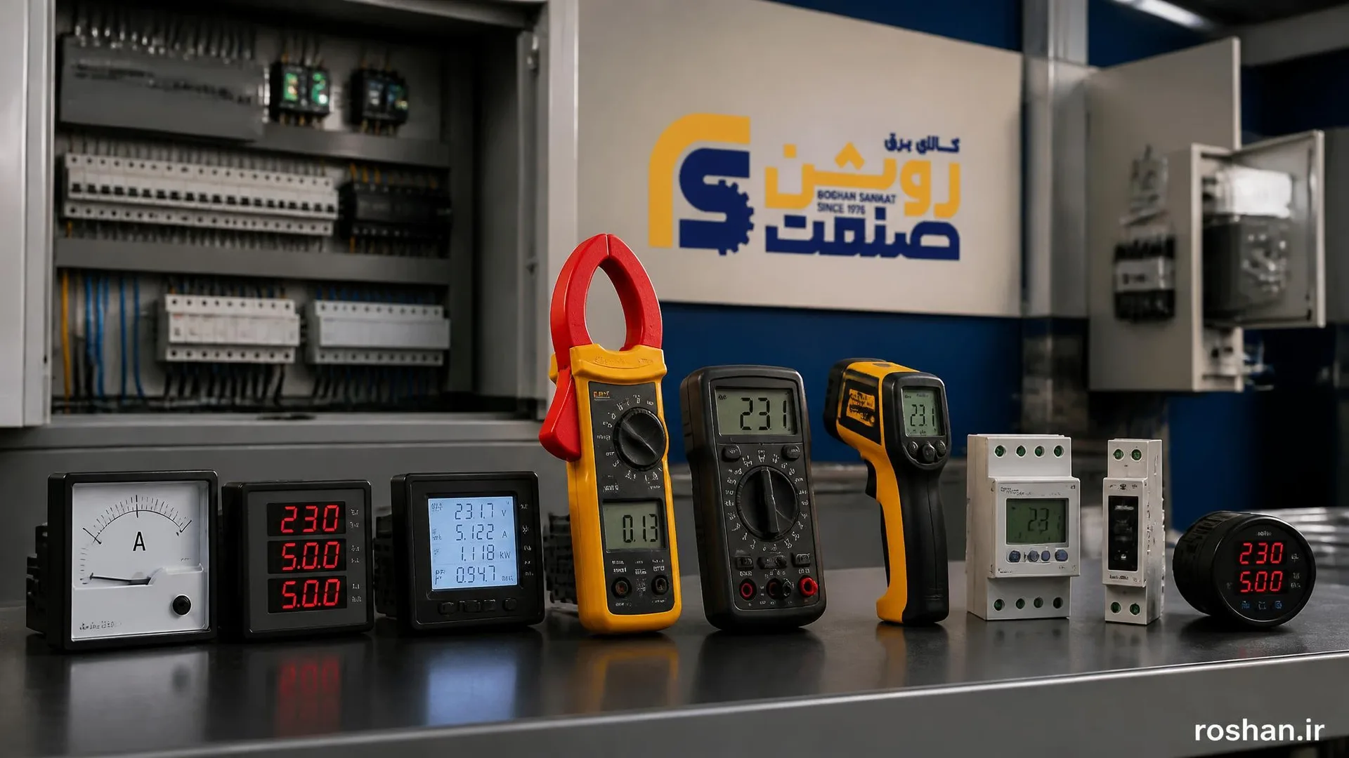 ۱۰ دستگاه اندازهگیری الکتریکی پرکاربرد در تابلو برق صنعتی و روشنایی