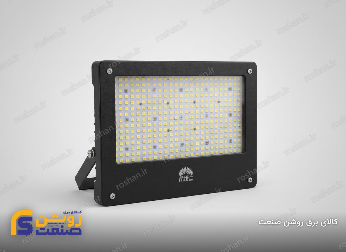 چراغ پروژکتور مدل آین افقی (25×30 سانتی‌متر) با لنز 24 چشمه