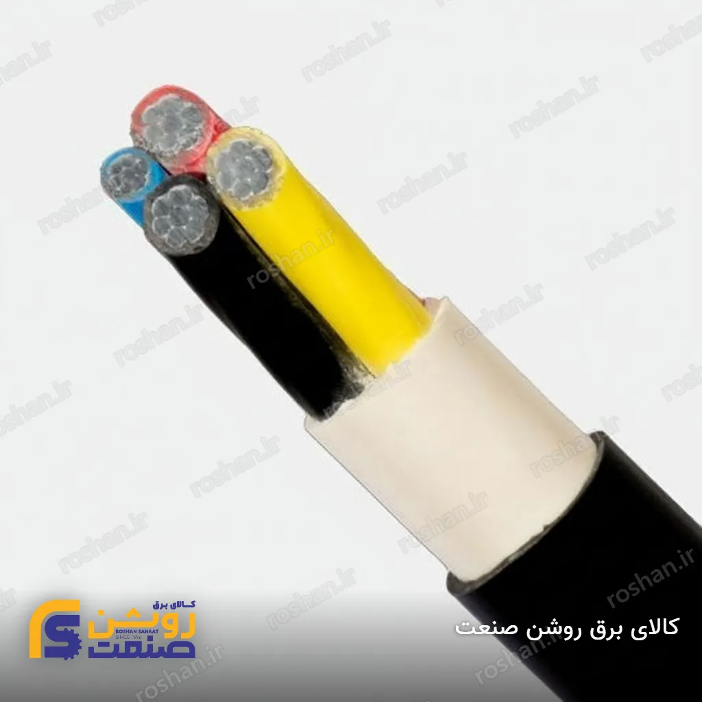 کابل آلومینیوم PVC 3×95+50 لوشان