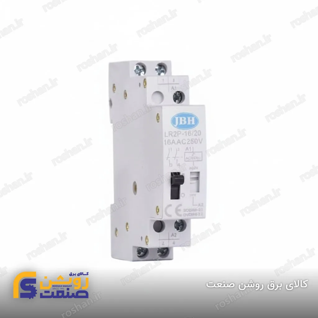 رله ضربه 2 پل 220 ولت دستی/اتوماتیک 16 آمپر 2 باز