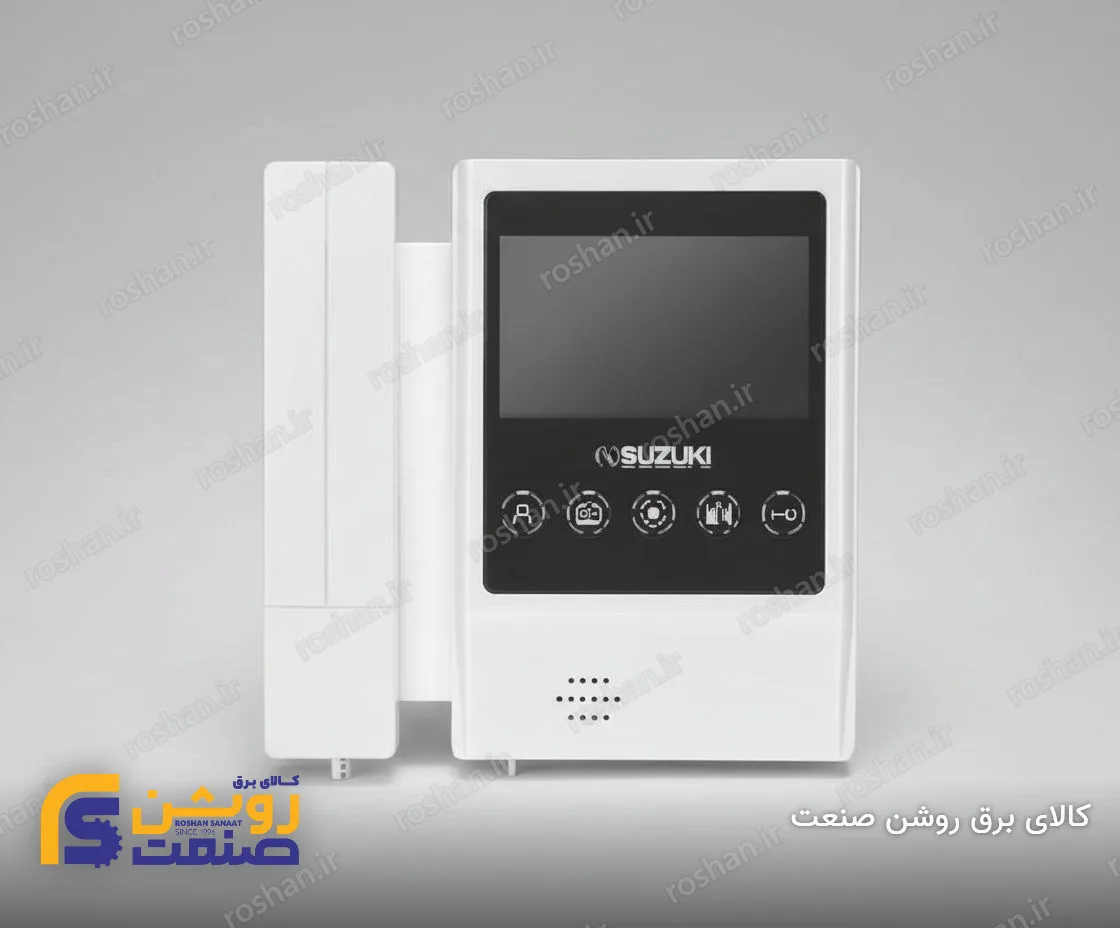 مانیتور آیفون تصویری سوزوکی مدل 420M سفید