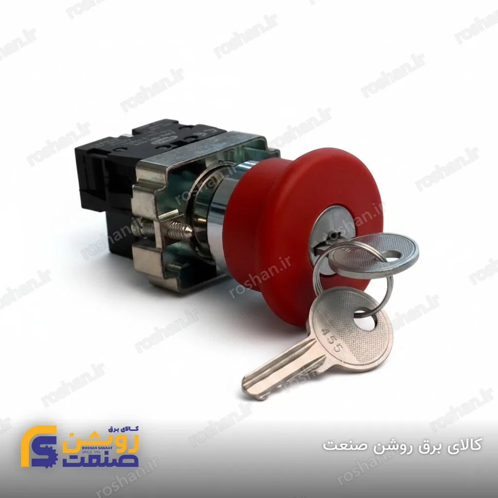 کلید قارچی سوئیچ‌دار فلزی