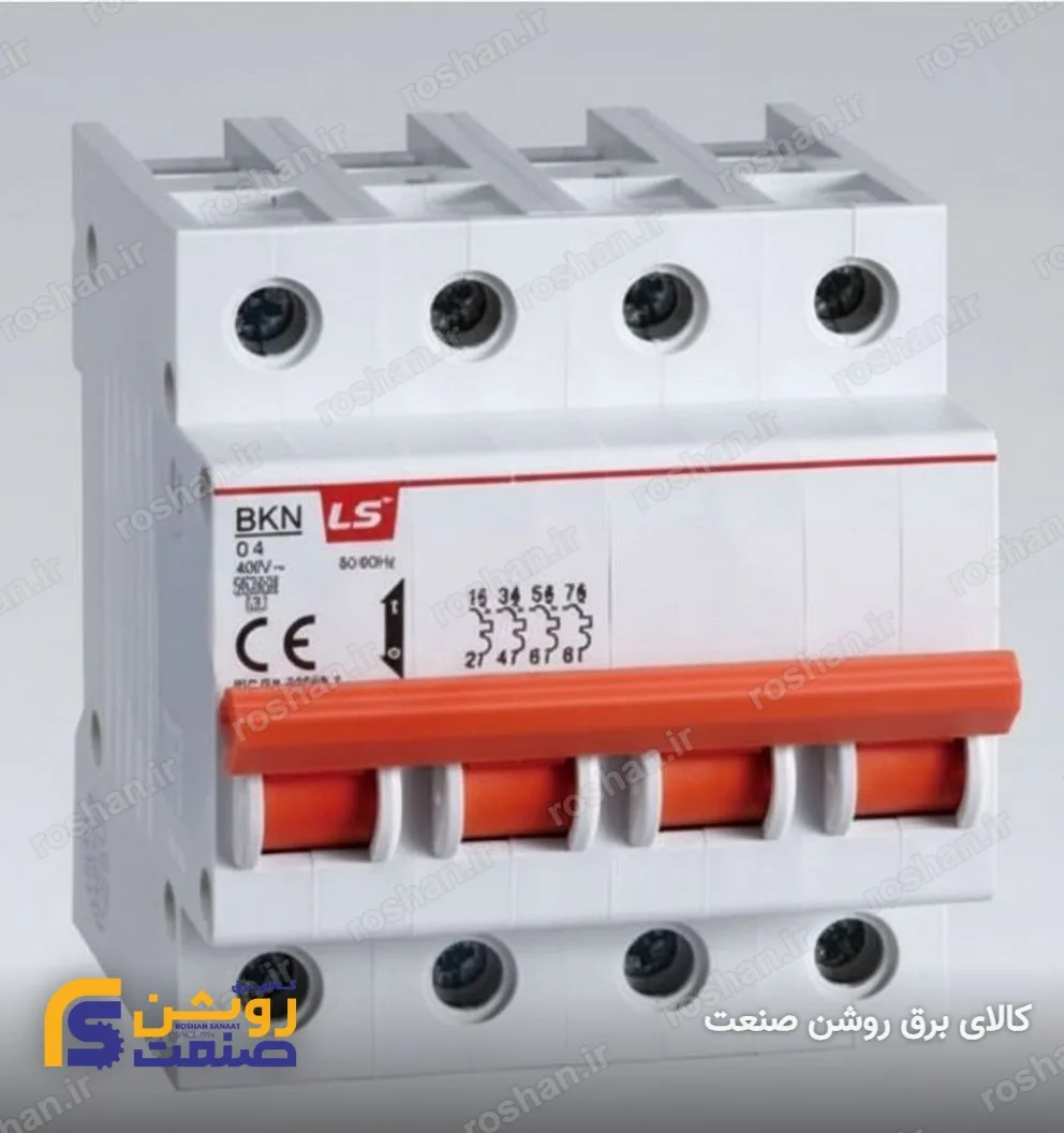 4 پل - 6KA - 50A - منحنی C (موتوری)