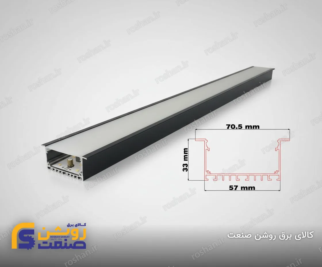 چراغ لاینز (پنل) 100 سانتی‌متر (عرض 6، عمق 5)