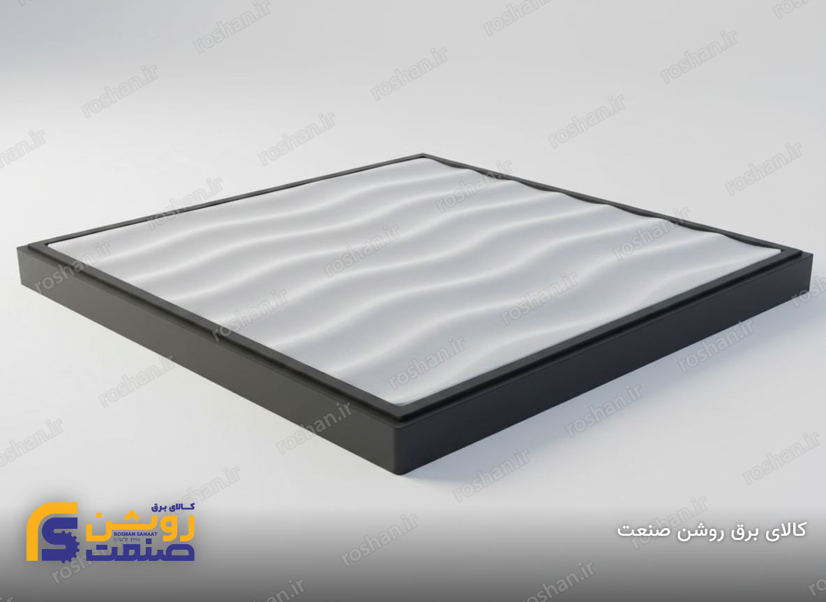 پنل مدل نوا 60×60 سانتی‌متر دیفیوزر موج‌دار 3
