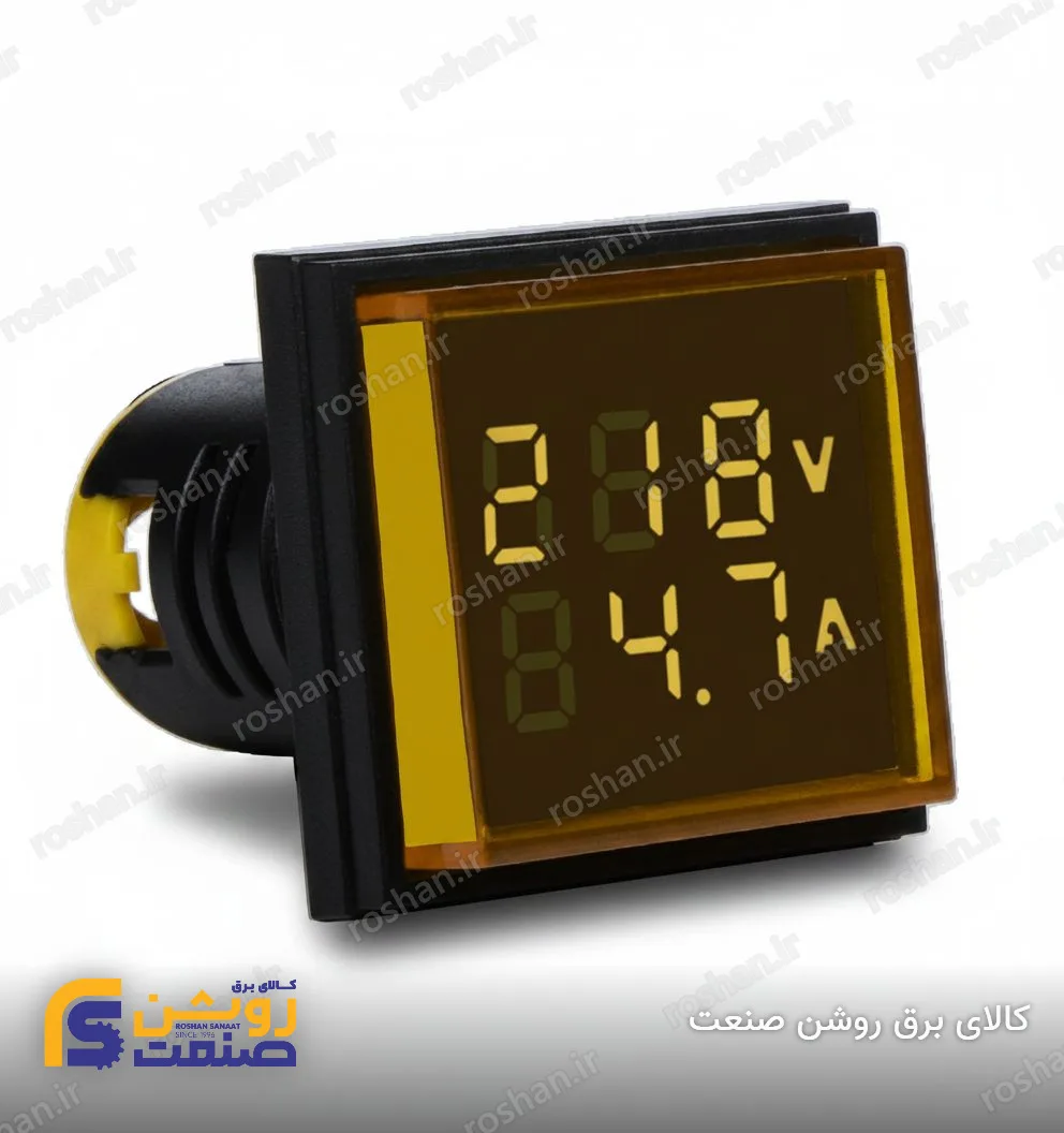 چراغ سیگنال ولت آمپرمتر(قرمز/زرد/سبز) 2