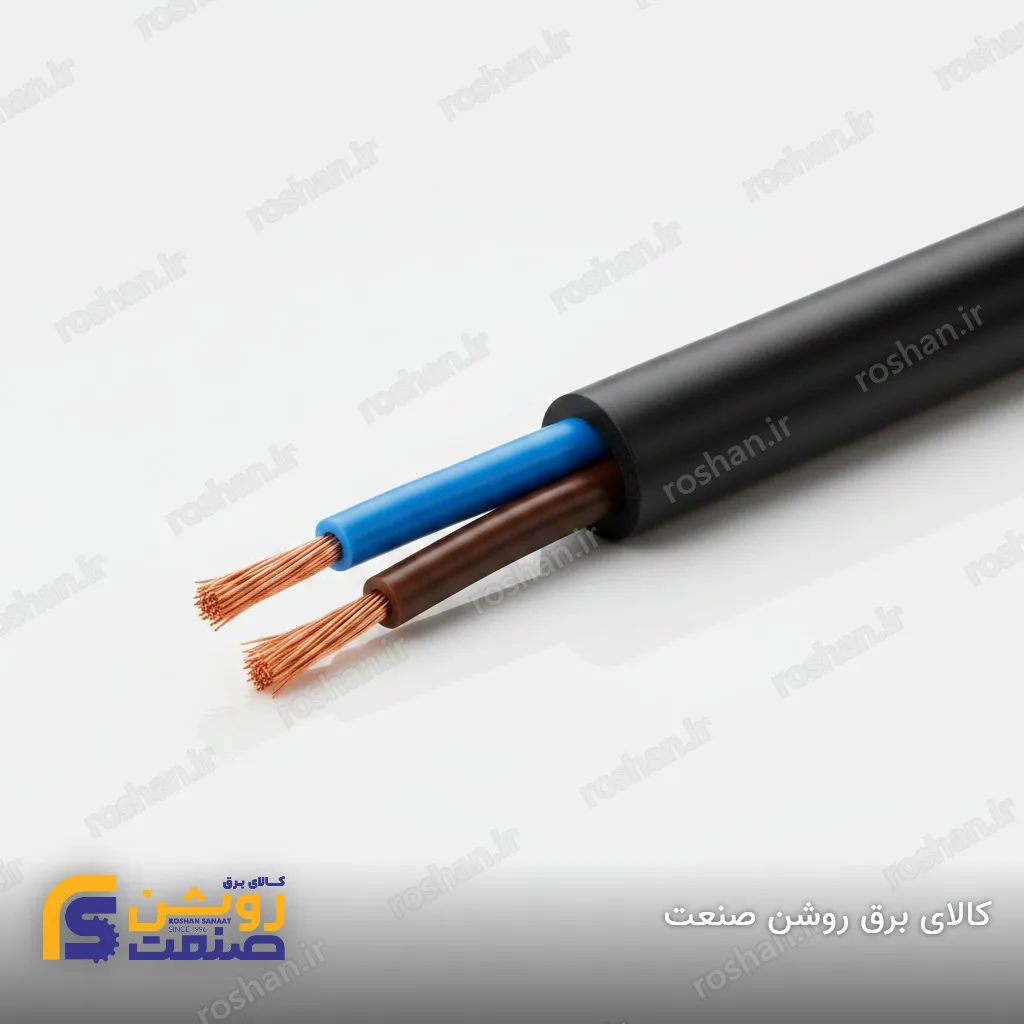 کابل افشان دو رشته 2×1 لوشان