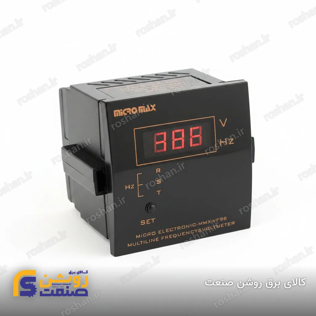 ولت متر سه‌فاز دیجیتال به‌همراه فرکانس‌متر (96×96)