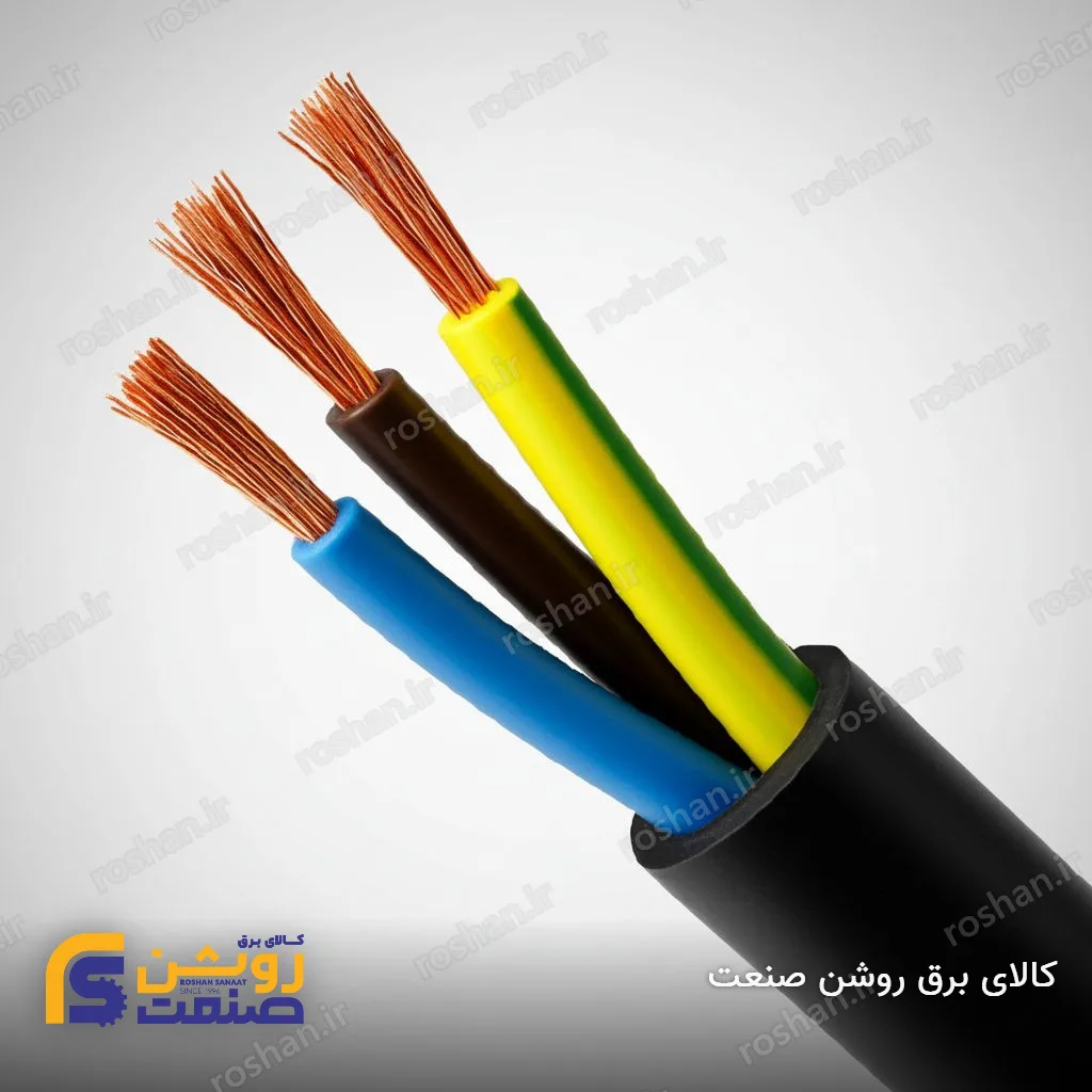 کابل افشان سه رشته 3×10 لوشان