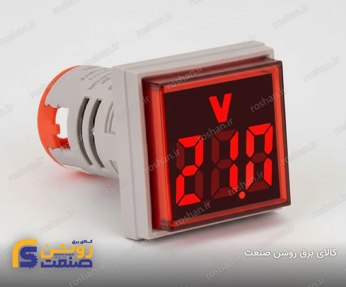 چراغ سیگنال ولت متر (قرمز/زرد/سبز) 3