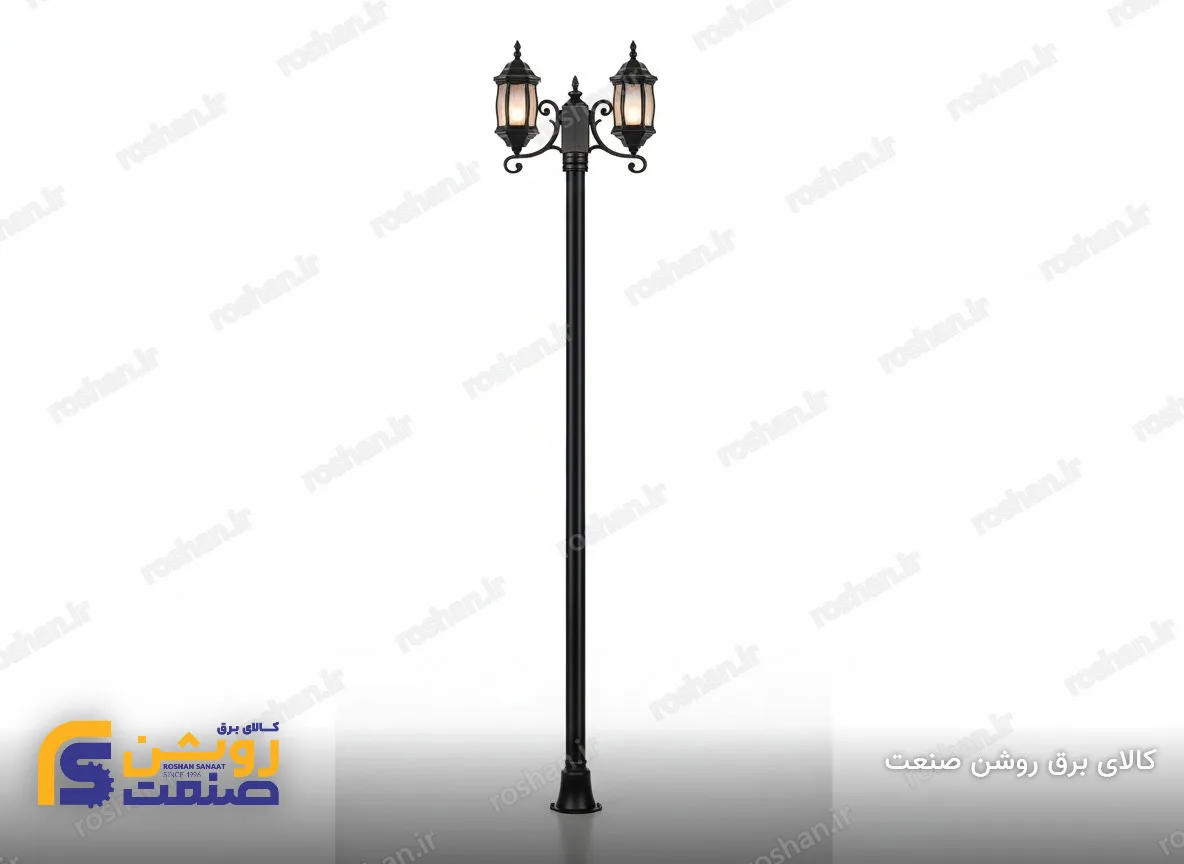 شفق پارکی دو شعله سورنا پایه پنتالو - (2916) ارتفاع 250cm