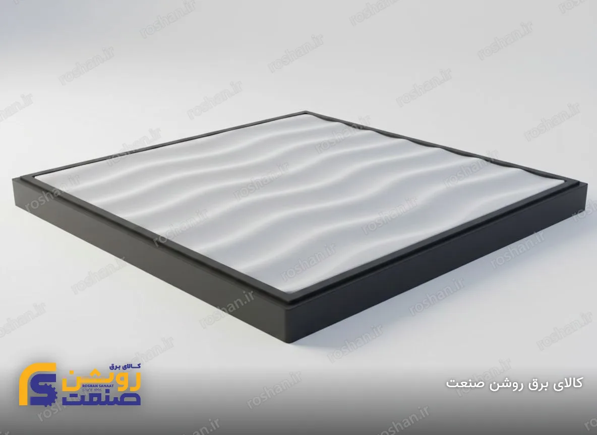 پنل مدل نوا 60×60 سانتی‌متر دیفیوزر موج‌دار 3