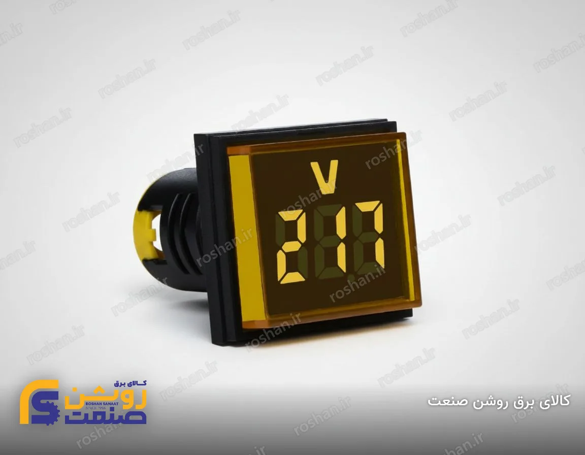 چراغ سیگنال ولت متر (قرمز/زرد/سبز) 2