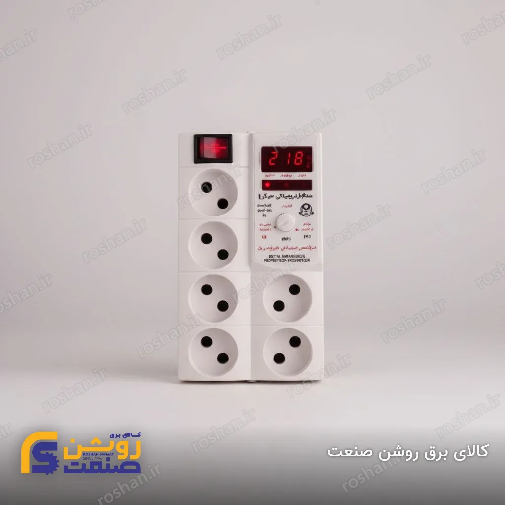 محافظ سوپر آنالوگ شش خروجی با کابل 2 متری