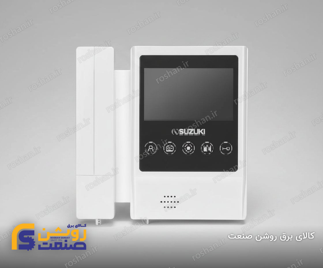 مانیتور آیفون تصویری سوزوکی مدل 420M سفید