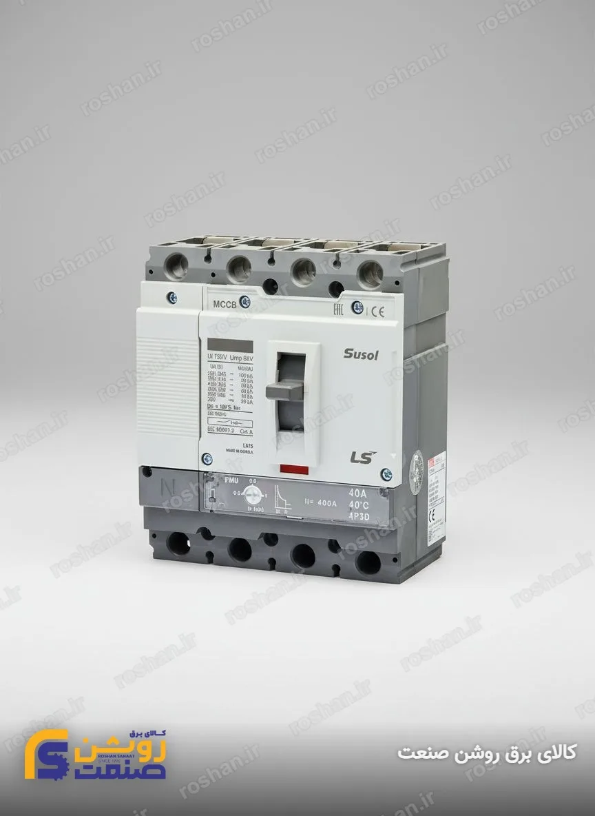 آمپر فریم 100 - 4 پل - VAC 380/415 - 50KA - 16A - تنظیم حرارتی: 0.8 الی 1