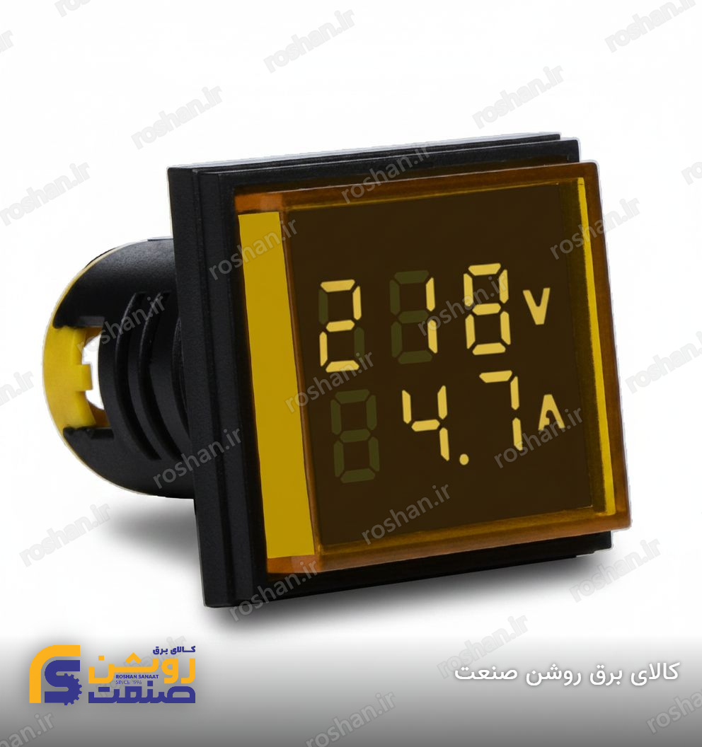 چراغ سیگنال ولت آمپرمتر(قرمز/زرد/سبز) 2