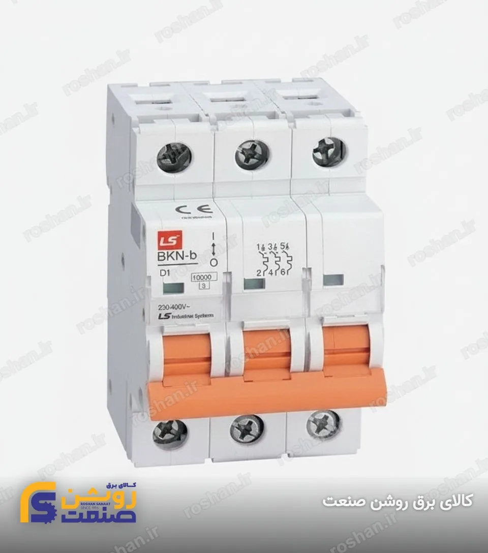 3 پل - 10KA - 100A - منحنی C (پای کنتور سه فاز)