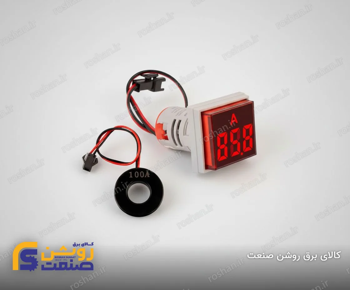 چراغ سیگنال آمپرمتر (قرمز/زرد/سبز) 3