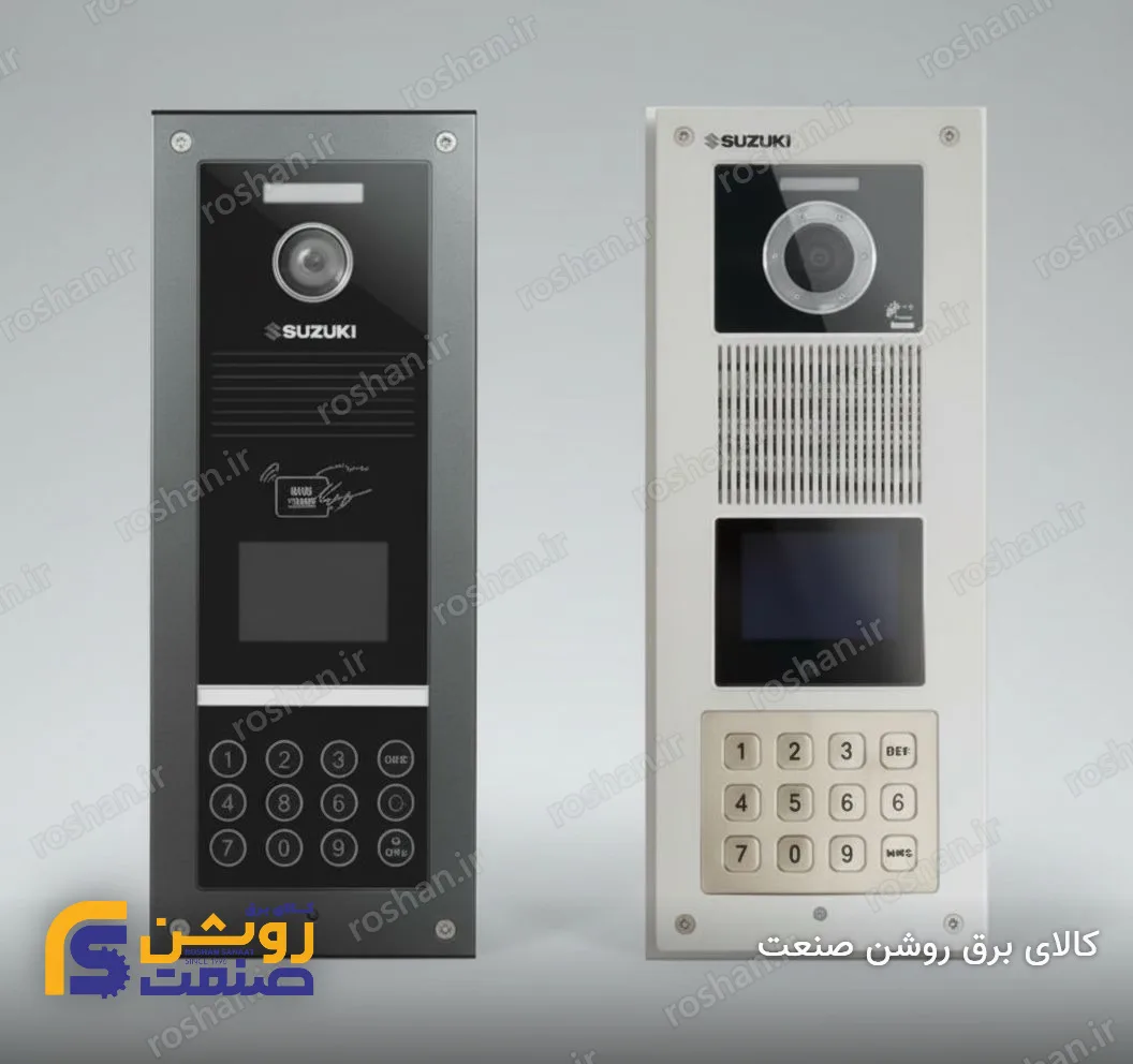 پنل آیفون تصویری سوزوکی کیپد سری T و U - 6 واحدی