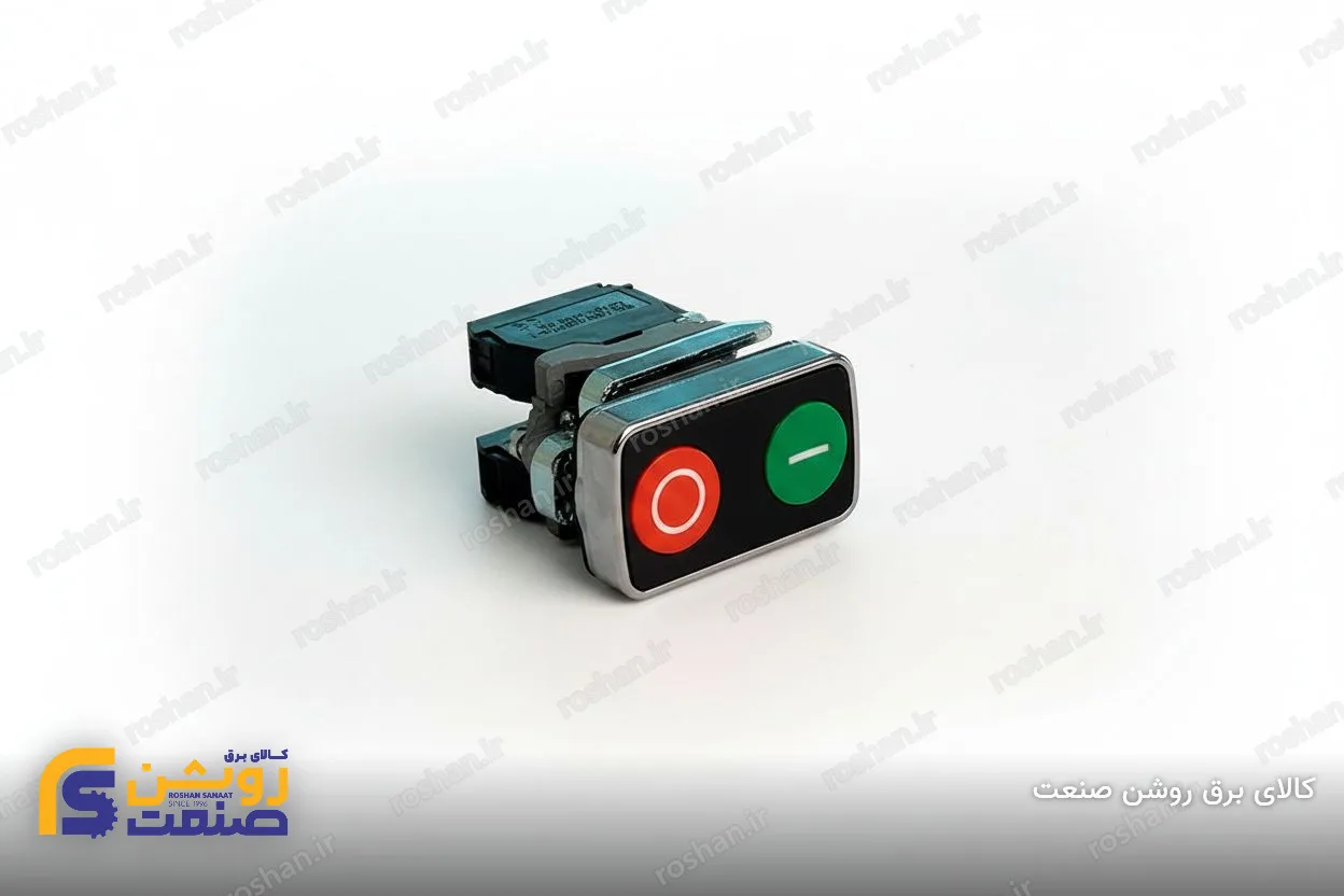 شستی استارت/استپ چراغ‌دار (سبز، قرمز)