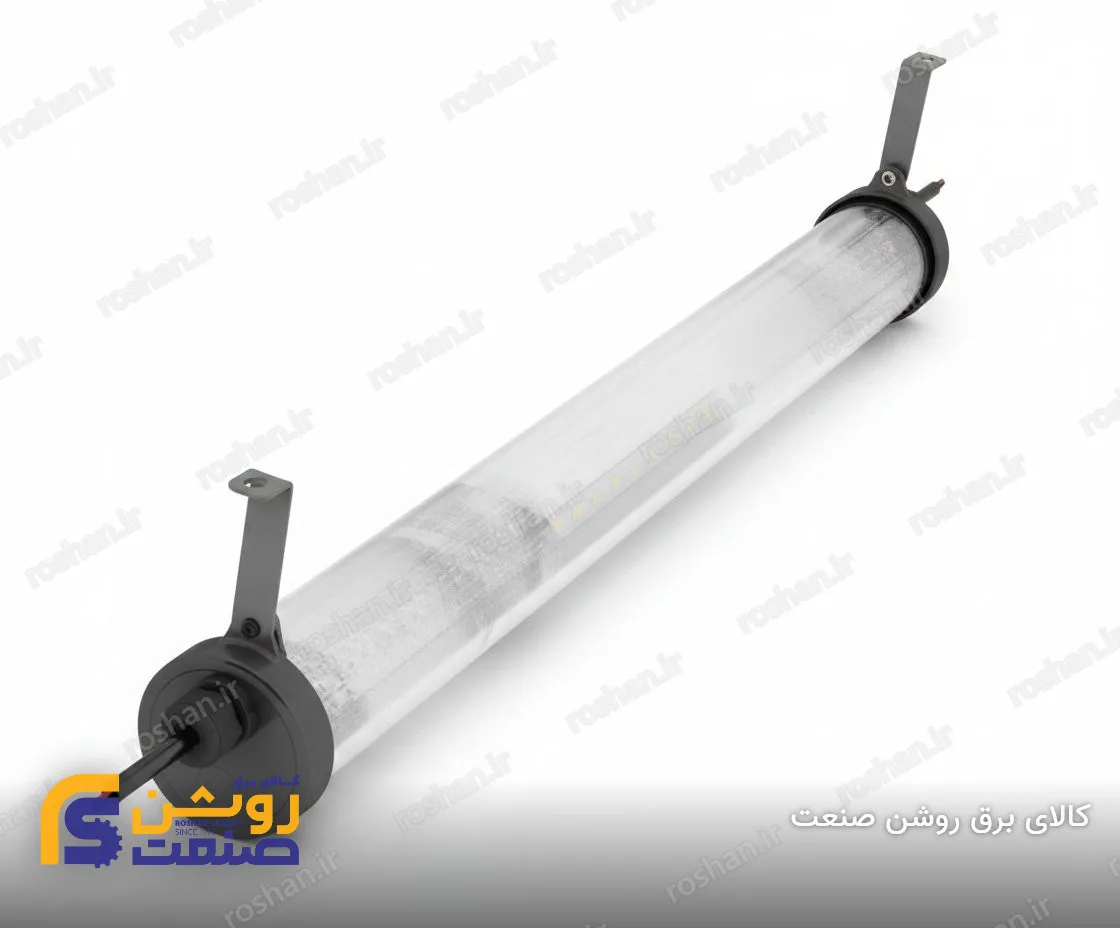 چراغ صنعتی ضد گرد و غبار مدل ساتین - 18 وات - L460mm - نور دوطرفه - 4000K