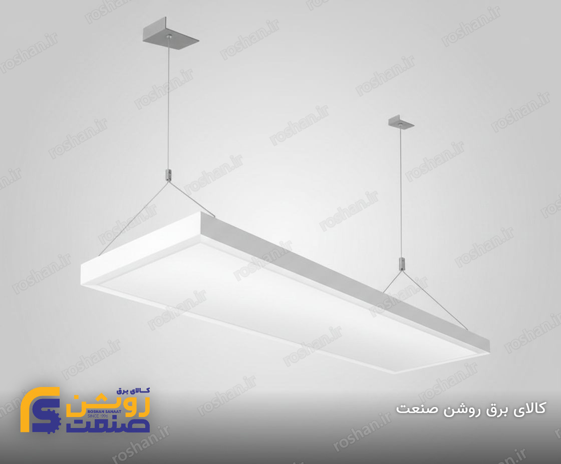 پنل سقفی آویز مدل پارمین - 60 وات - 30×120cm - 4000K/6500K