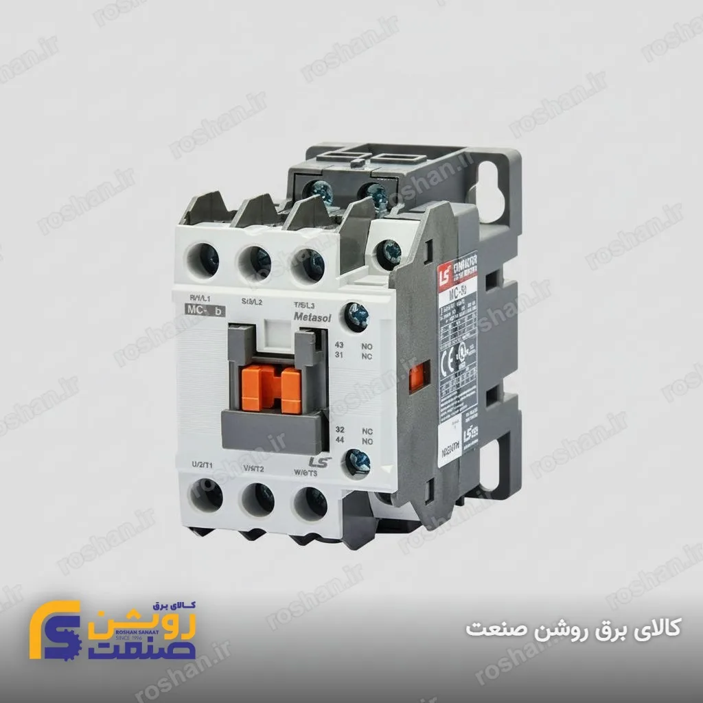 5.5KW - 12A - یک کنتاکت کمکی باز و بسته - بوبین AC - VAC 220