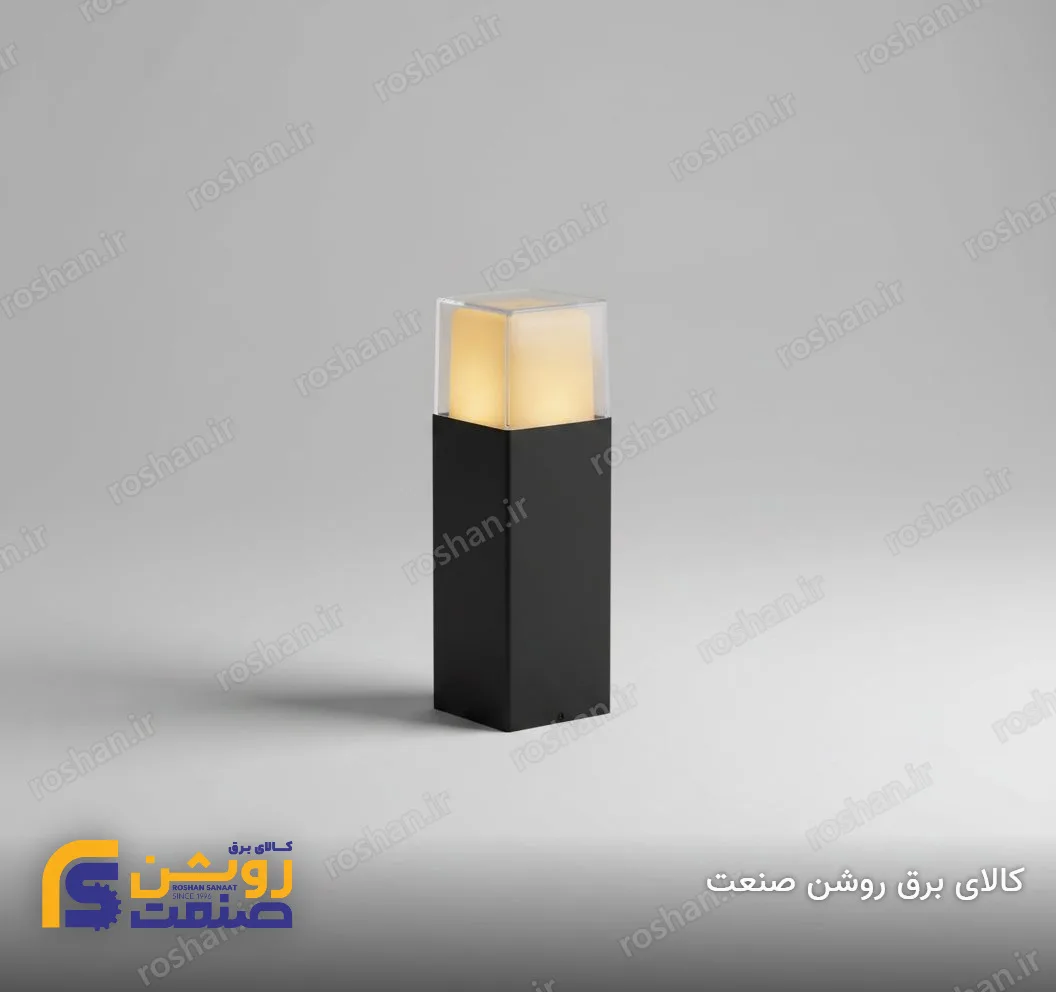 شفق چمنی 30 سانتیمتری رایان با لامپ