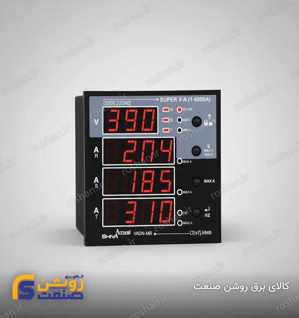 سوپر ولت آمپرمتر 1 تا 6000 آمپر