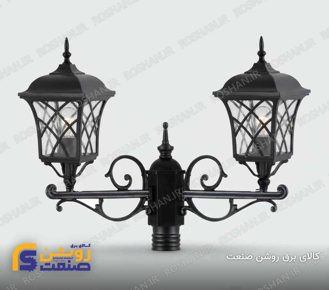 شفق تنه وسط دو شعله پاسارگاد با لامپ