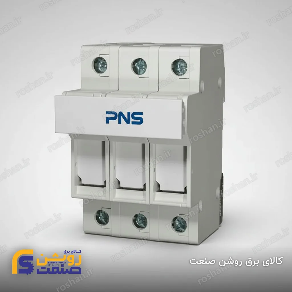 پایه فیوز سیلندری 3 پل 10*38 مجهز به LED