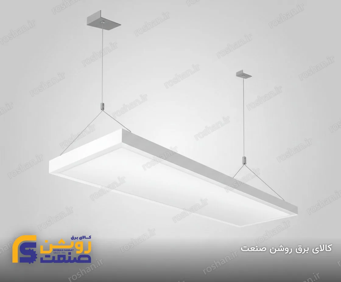پنل سقفی آویز مدل پارمین - 60 وات - 30×120cm - 4000K/6500K