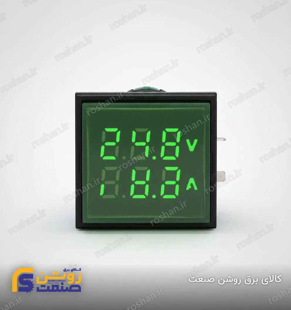 چراغ سیگنال ولت آمپرمتر(قرمز/زرد/سبز)