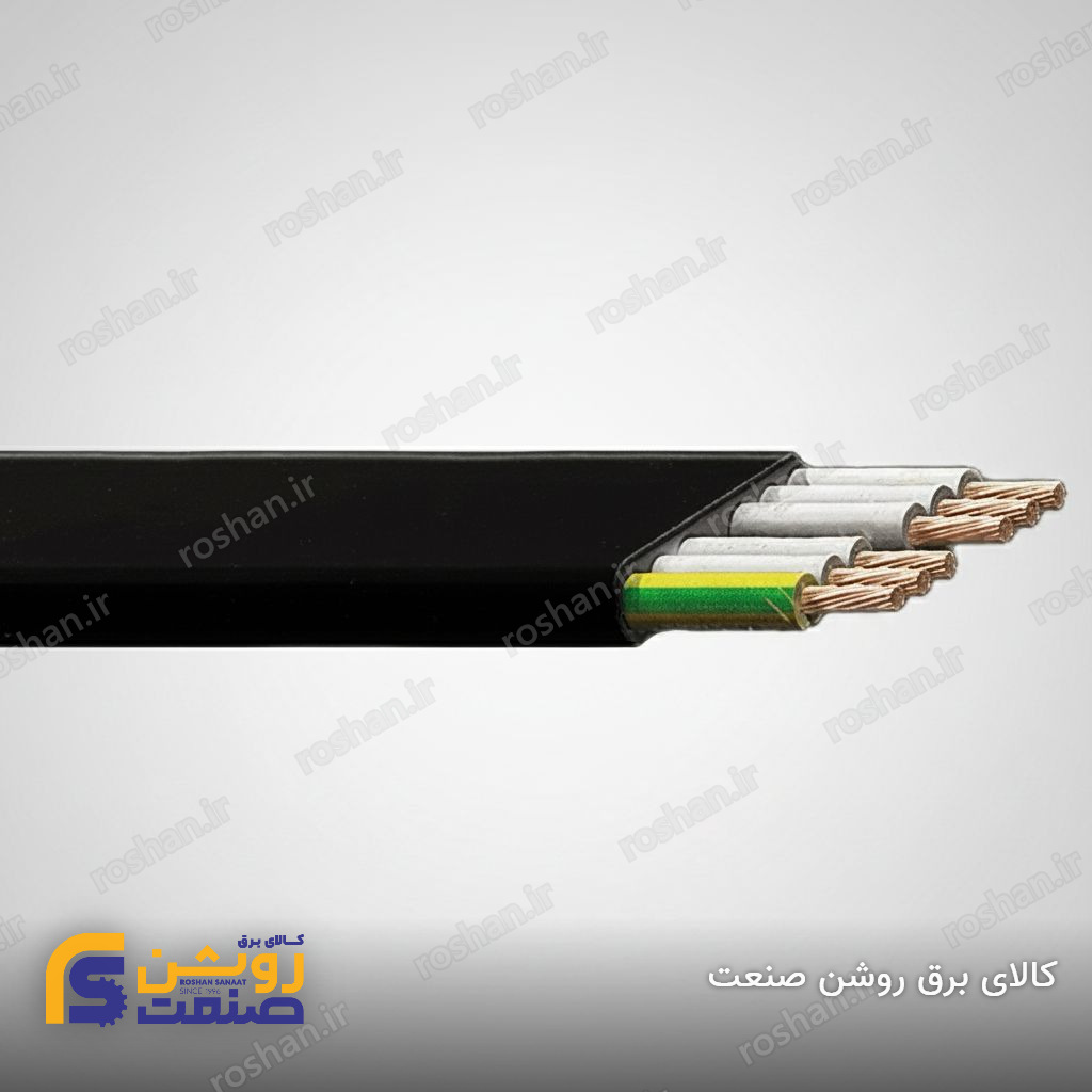 کابل افشان تخت 8×1.5 رسانا کابل