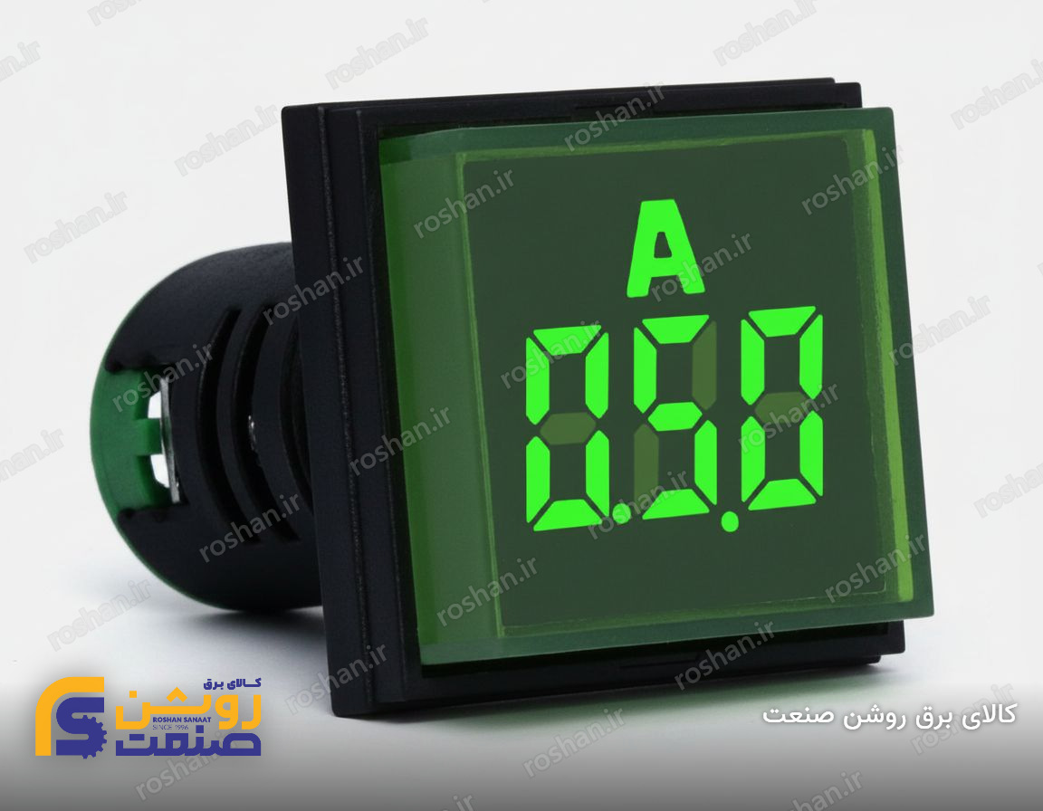 چراغ سیگنال آمپرمتر (قرمز/زرد/سبز)