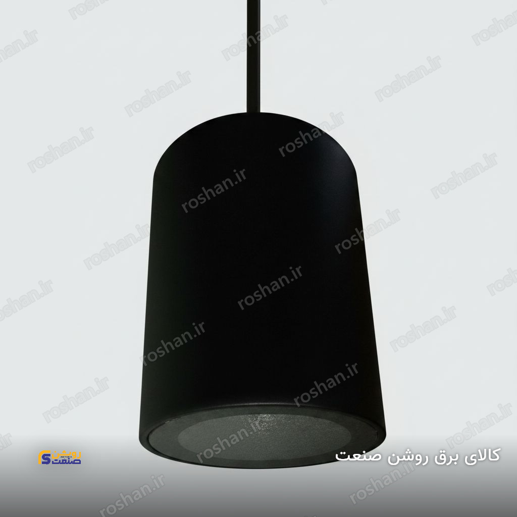 شفق آویز پنل استوانهای لومنا قطر 6cm ارتفاع 30cm