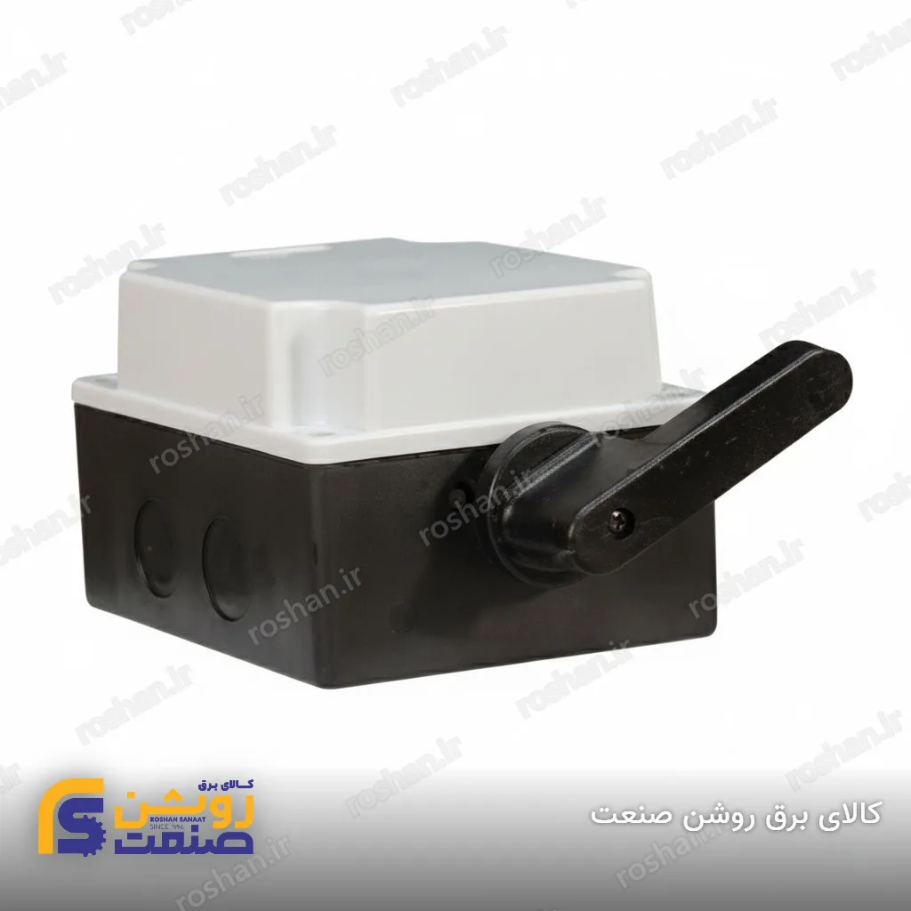 کلید گردان جعبه محافظ پلاستیکی با دستگیره اهرمی IP65 40 آمپر