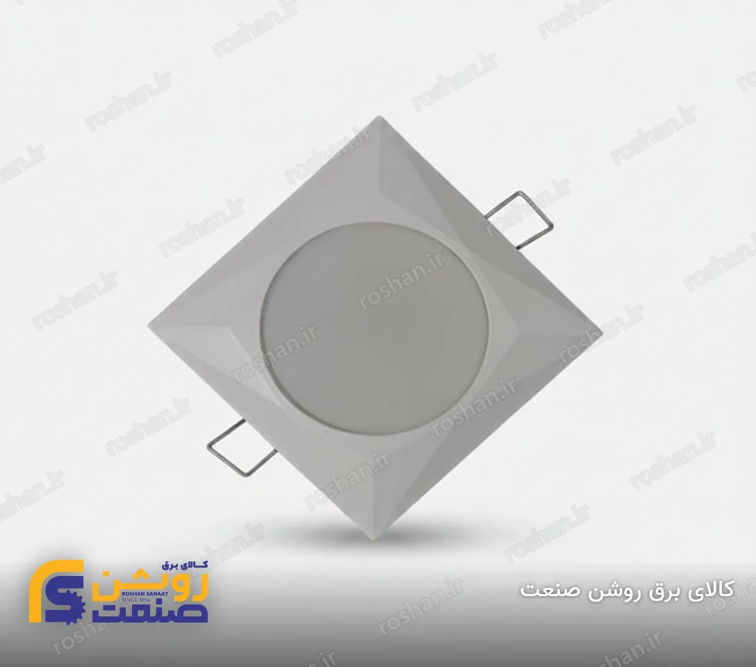 چراغ توکار 8 مدل آتا (سایز برش 7.5 سانتیمتر)
