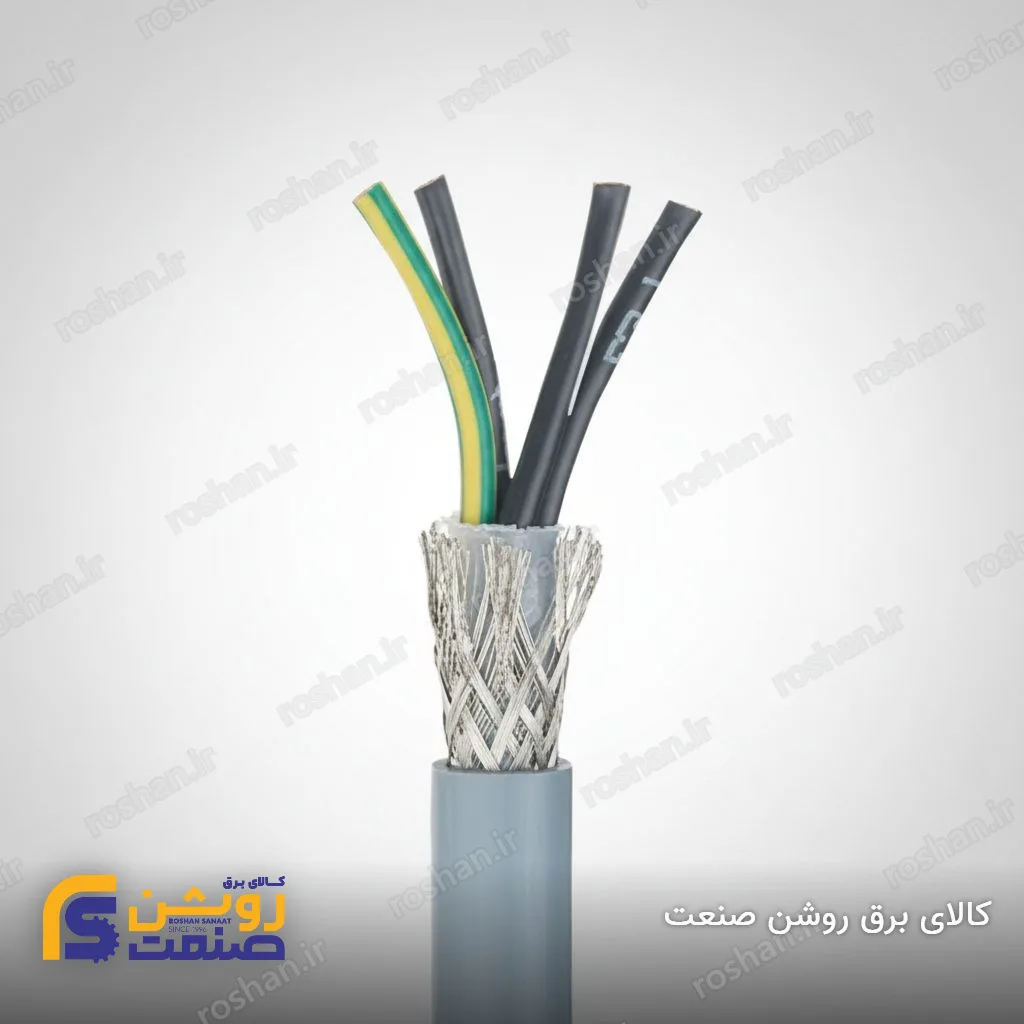 کابل شیلد فویلدار 4×0.75 رسانا کابل