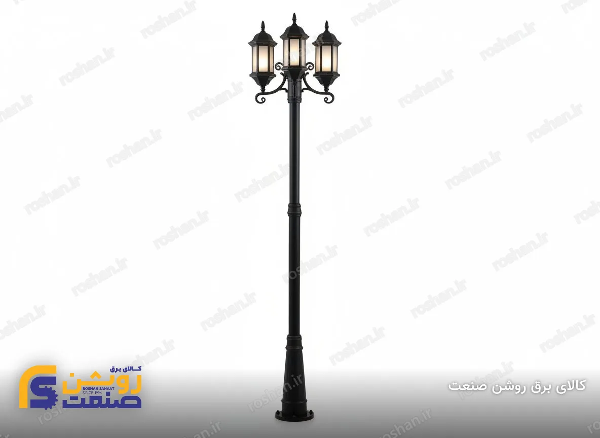 شفق پارکی سه شعله سورنا پایه پنتالو - (2923) ارتفاع 250cm