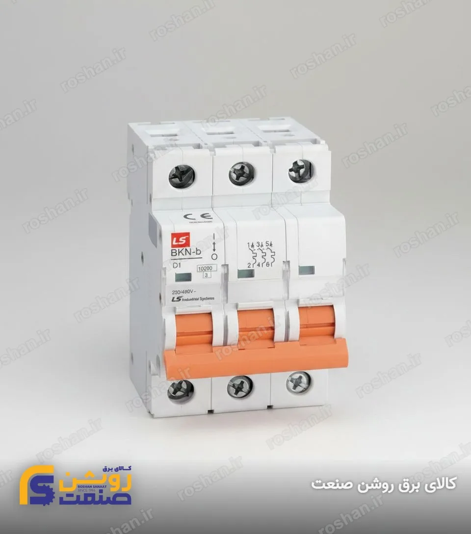 3 پل - 10KA - 50A - منحنی C (پای کنتور سه فاز)