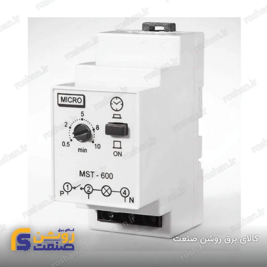 رله تایمر راهپله مینیاتوری (16A)