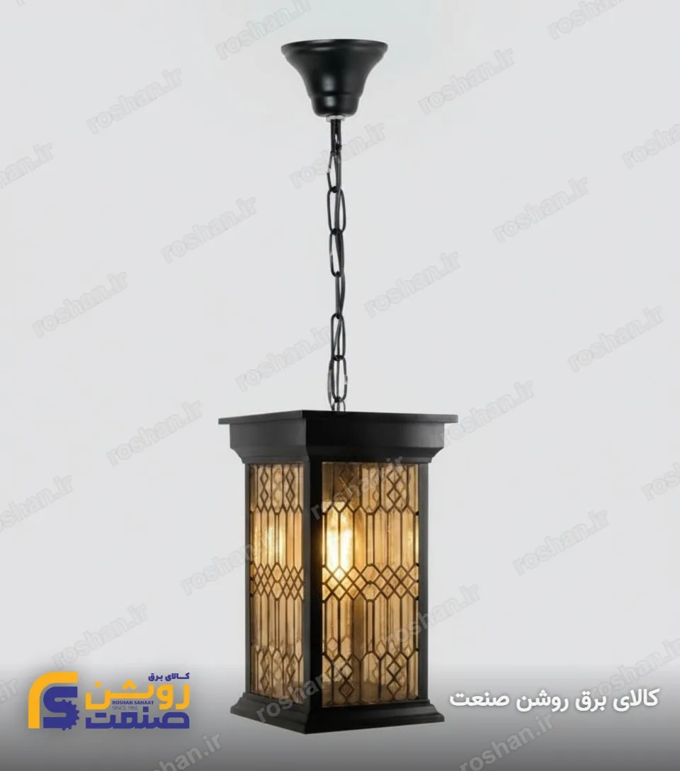 شفق آویز روشنا لتیس با لامپ