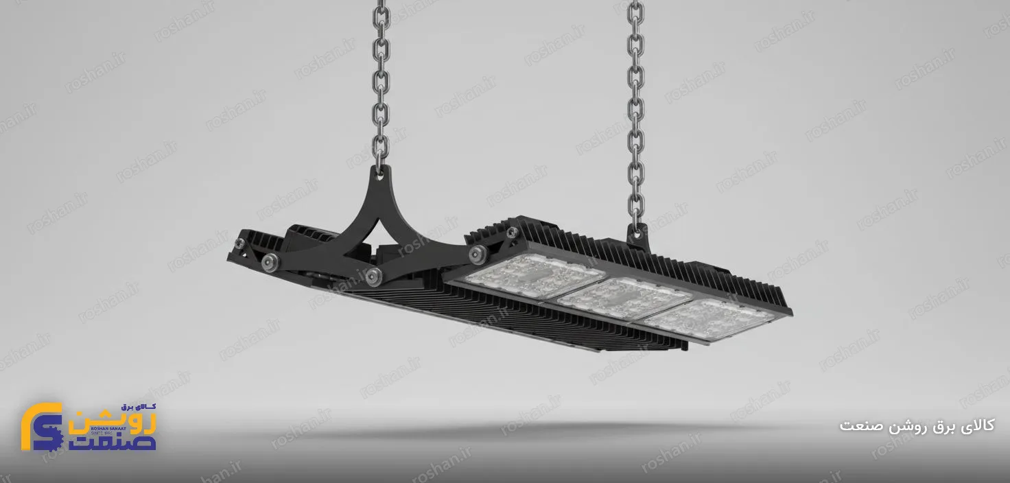 چراغ پروژکتور مدل نوین (صنفی خطی دو لاین، 8×76 سانتیمتر)
