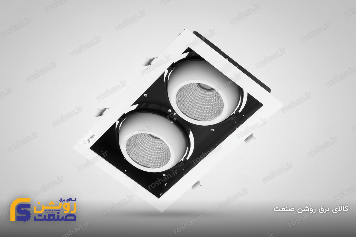 دانلایت دکوراتیو مدل پیکسل 2 - 60 وات - برش 332×170mm - 3000K/4000K/6500K