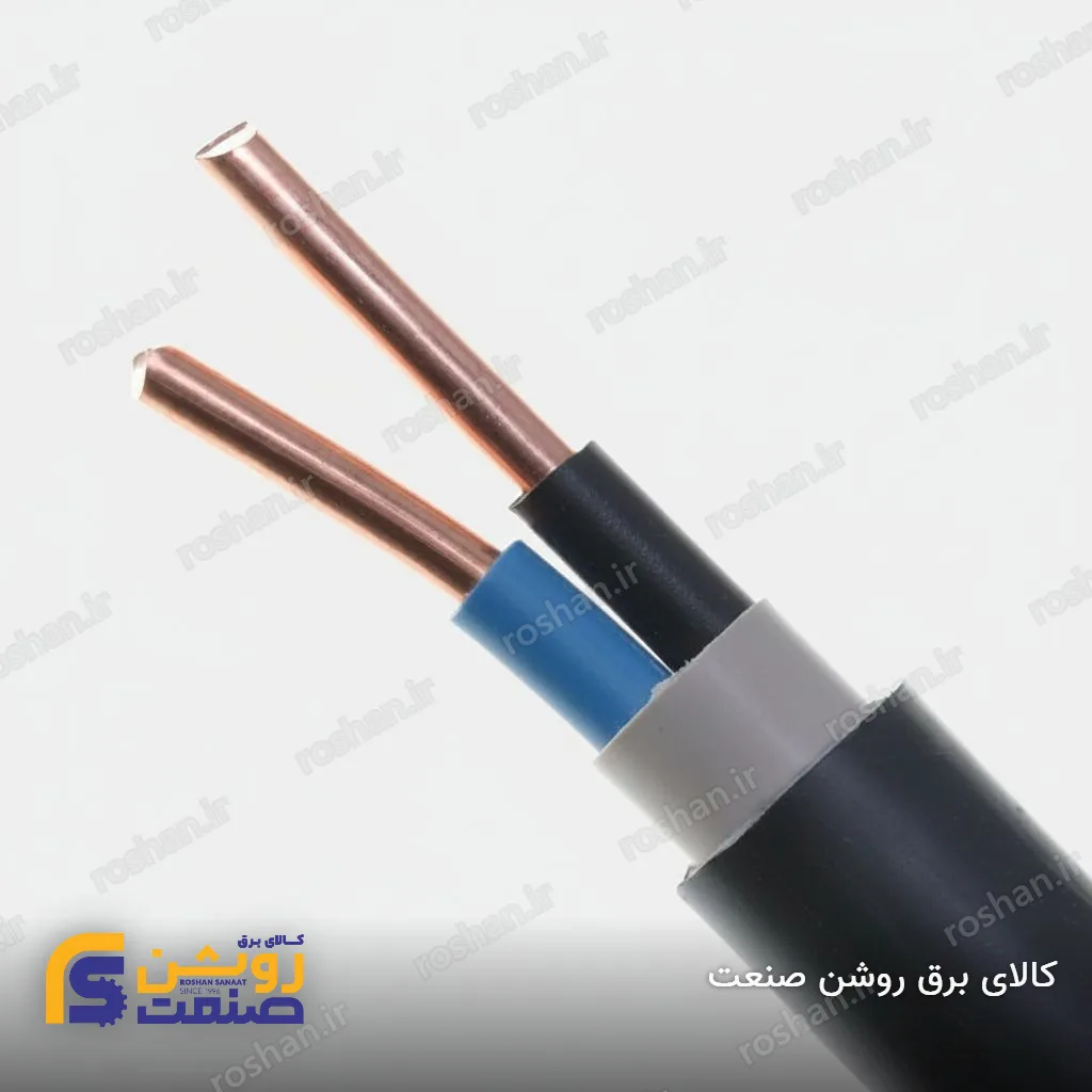 کابل مفتولی 2×6 لوشان