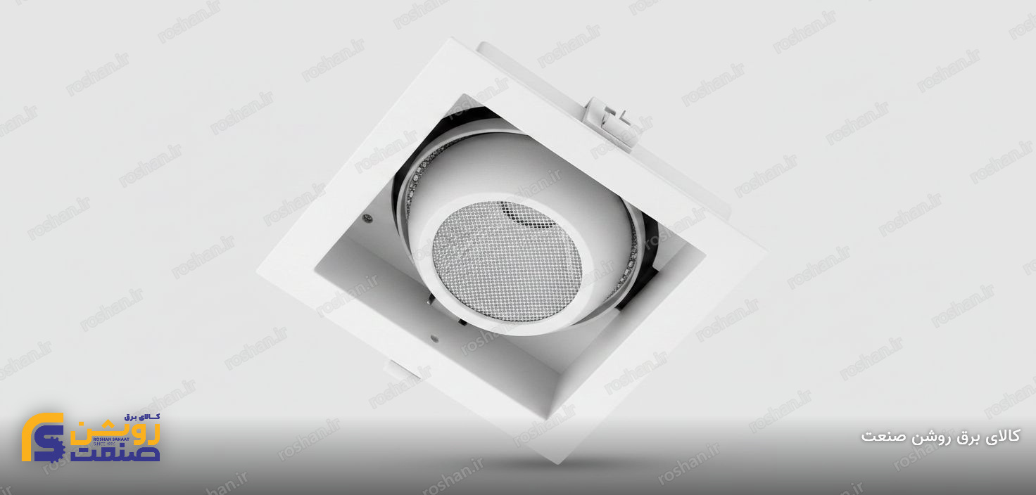 دانلایت دکوراتیو مدل پیکسل 1 - 40 وات - برش 170×170mm - 3000K/4000K/6500K