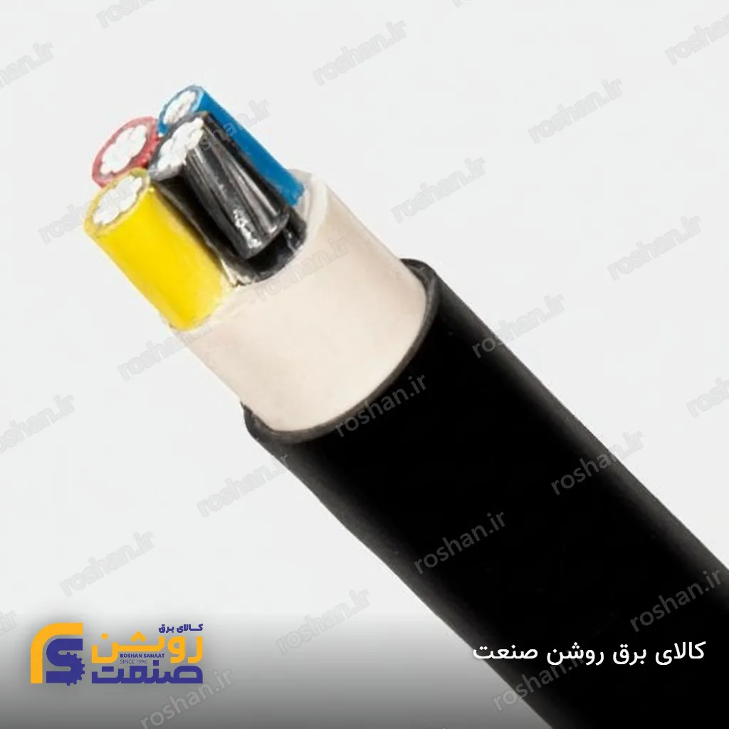 کابل آلومینیوم XLPE 3×35+16 لوشان