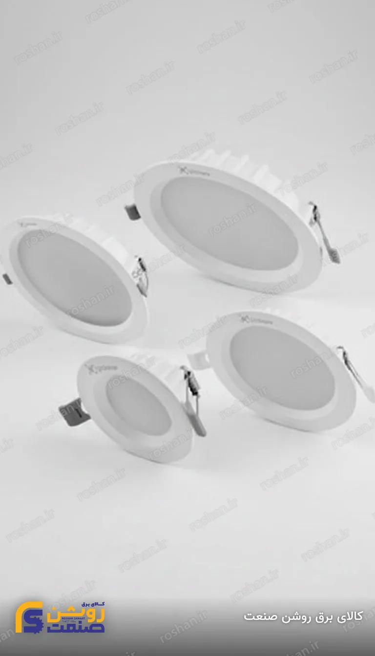 چراغ سقفی توکار مدل مایا - 26 وات - قطر برش 160mm - 4000K/6500K